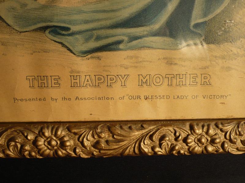 インテリア・壁飾り　ピクチャー　LCP 0215　Italian THE HAPPY MOTHER picture（4）