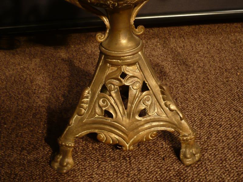 イタリア製真鍮燭台クリスタル付　LCM 0993（4）