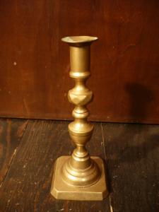 Italian brass candle holder