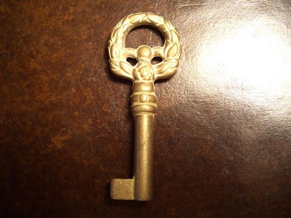 Brass key