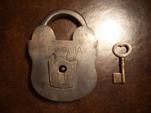 Brass Lock & key