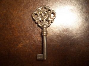 Brass key