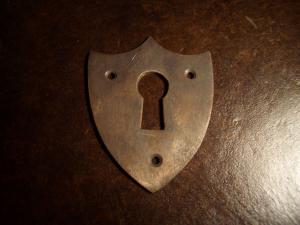 Brass key hole