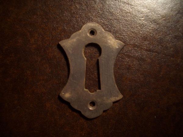 Brass key hole