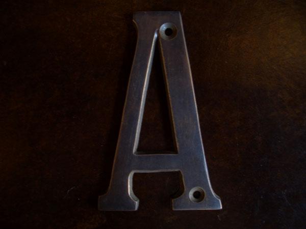 Brass Sign A