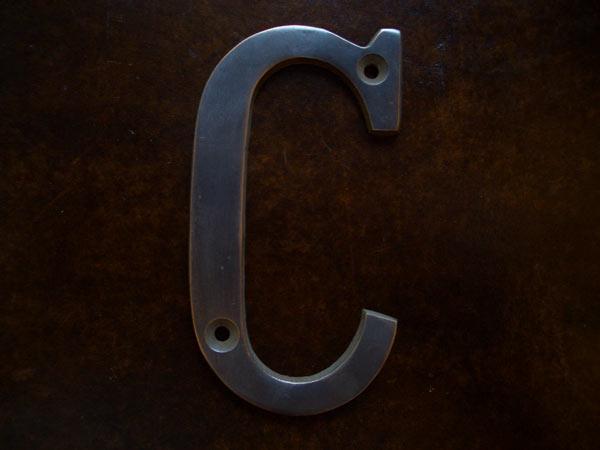 Brass Sign C