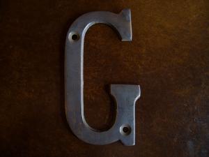 Brass Sign G