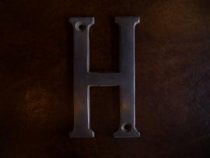 Brass Sign H