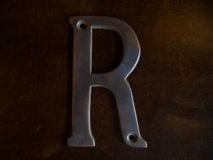 Brass Sign R