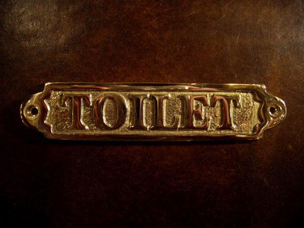 SIGN TOILET