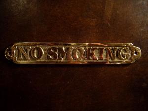 SIGN NO SMOKING