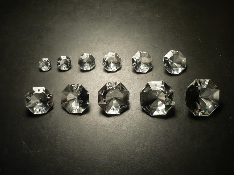 クリスタルパーツ　Low cut crystal　CRP 8037/12　Octagon（2）