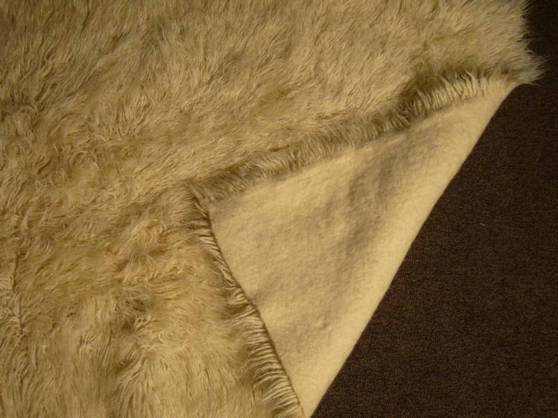 インテリア家具　ラグ　USR 0049　white shaggy rug（2）