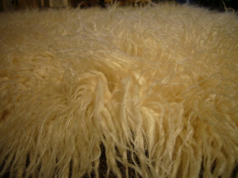 インテリア家具　ラグ　USR 0049　white shaggy rug（3）