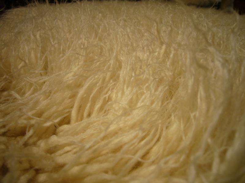 インテリア家具　ラグ　USR 0049　white shaggy rug（4）