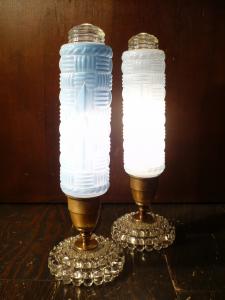 French blue table lamp 1灯<1P>(2台あり)
