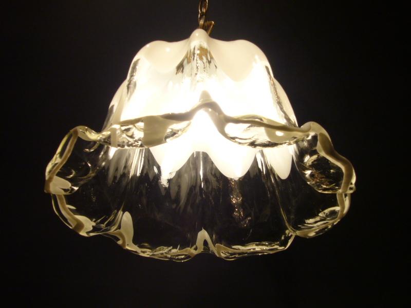 イタリア・ムラノガラスの1灯ランプ　USH 0873（2）