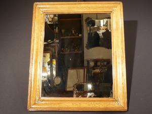 English wood wall mirror