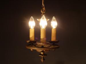 English iron lamp 3灯