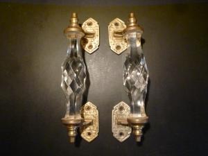 Brass&Glass handle (Pair)