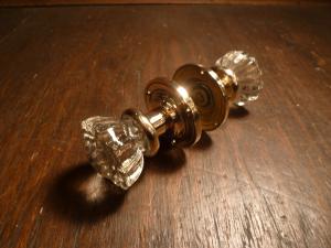 Clear Cut Glass Door Knobs small