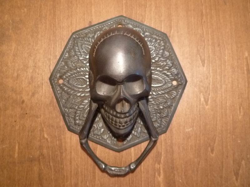 Brass skull handle