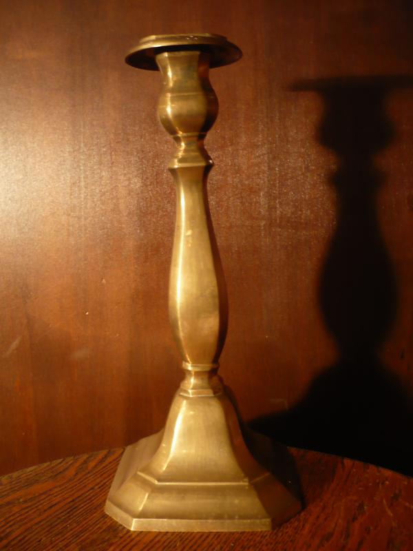 Italian brass candle holder
