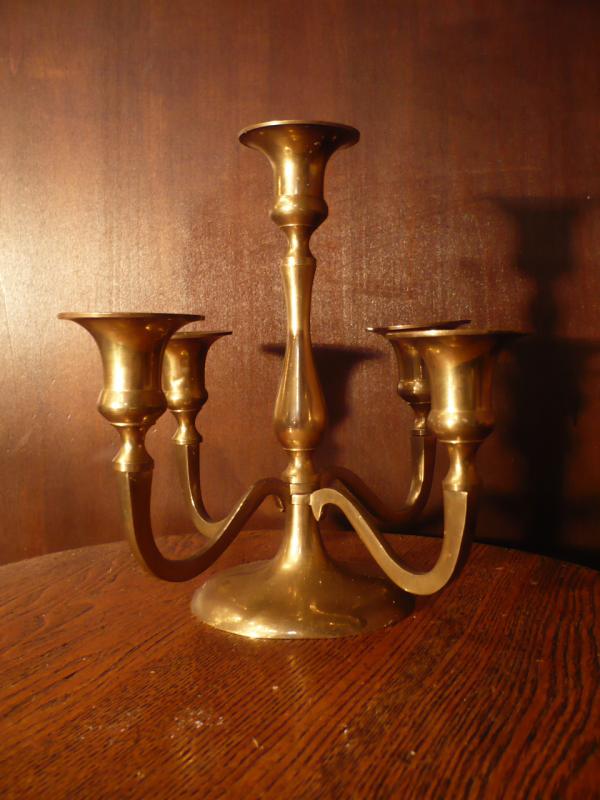 Italian brass candle holder 5