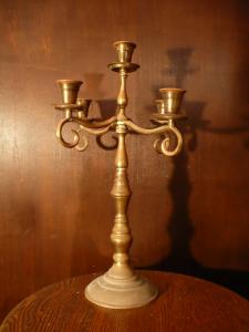 Italian brass candle holder 5