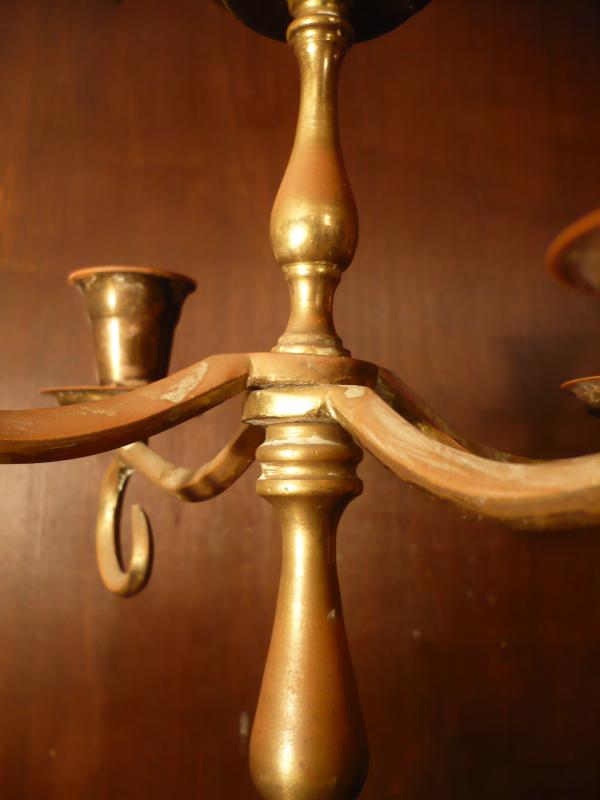 イタリア製真鍮燭台 キャンドルホルダー、キャンドルスタンド　LCM 2373（2）