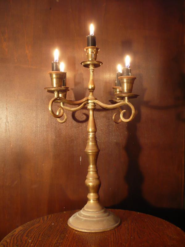 イタリア製真鍮燭台 キャンドルホルダー、キャンドルスタンド　LCM 2373（4）