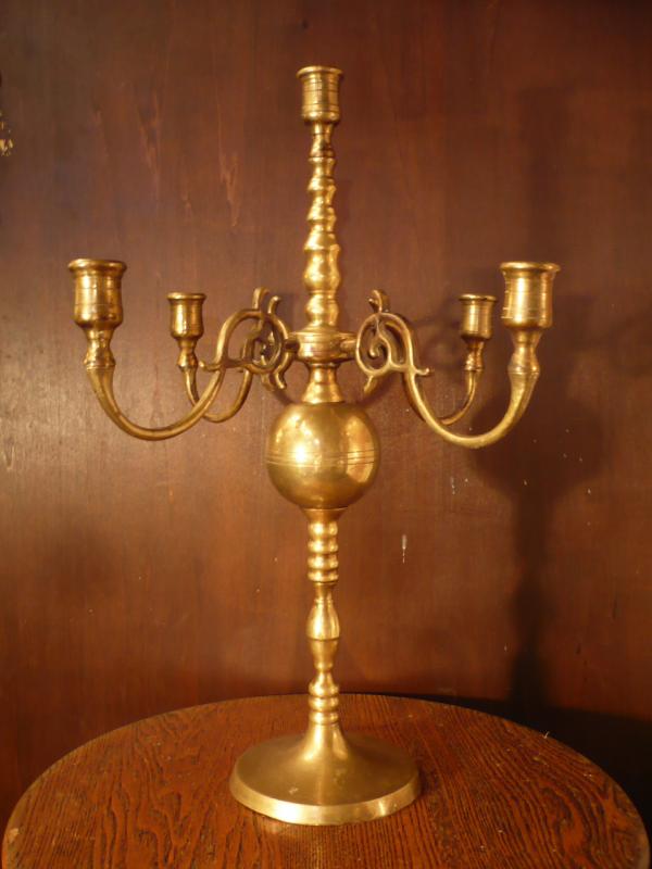 Italian brass candle holder 5