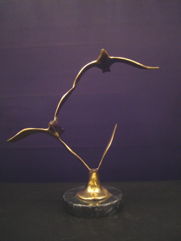 真鍮製鳥　USM 0797（3）