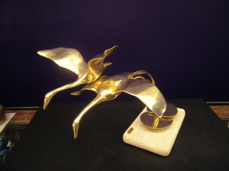真鍮製鳥　USM 0799（3）