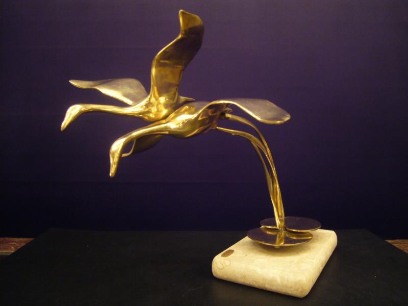 真鍮製鳥　USM 0799（4）