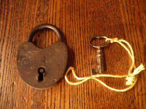 padlock with key