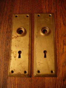 door back plates／2P SET