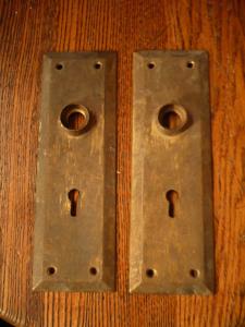 brass door back plates／2P SET