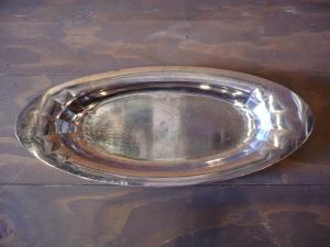 silver oval tray