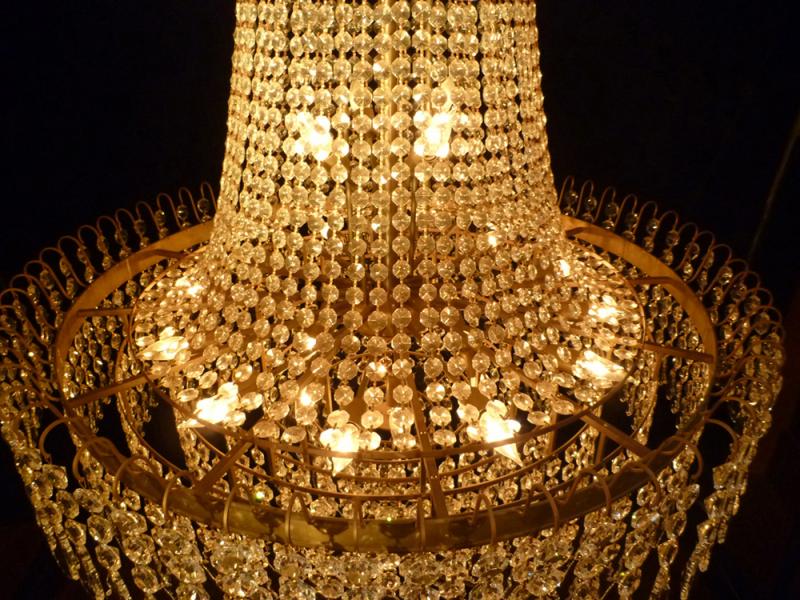 真鍮製シャンデリア　大型　24灯　インテリア照明　リビング照明　吹き抜け　LFH 0041/L/24（4）