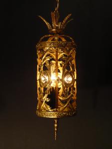 Italian brass pendant lamp 3灯