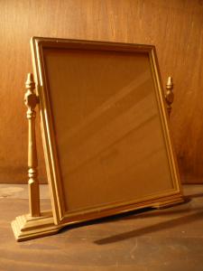 Italian wood picture frame stand
