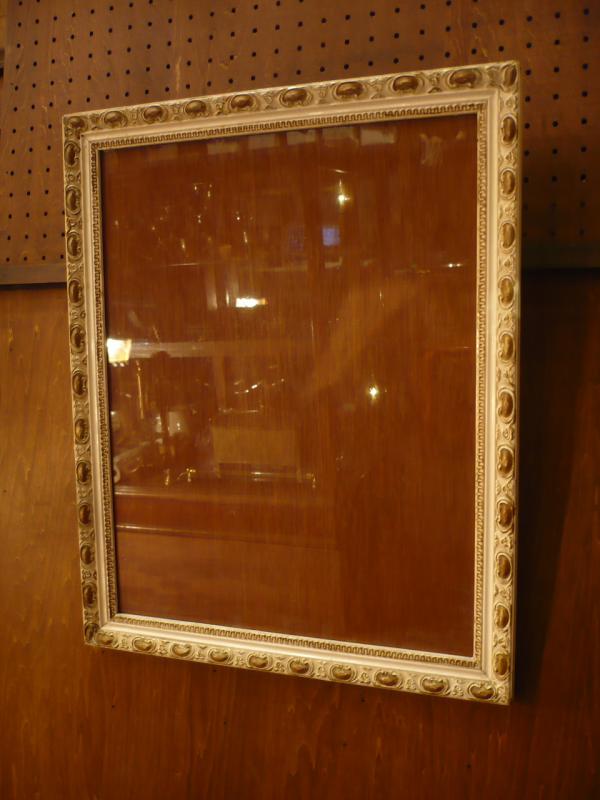 Italian wood white picture frame