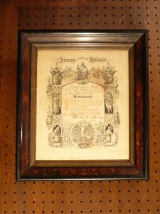 religious certificate