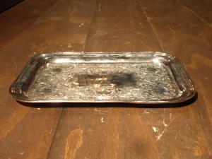 silver tray