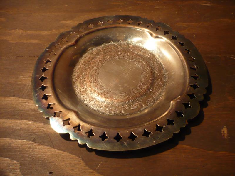 silver tray