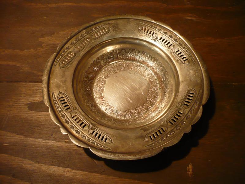 silver tray