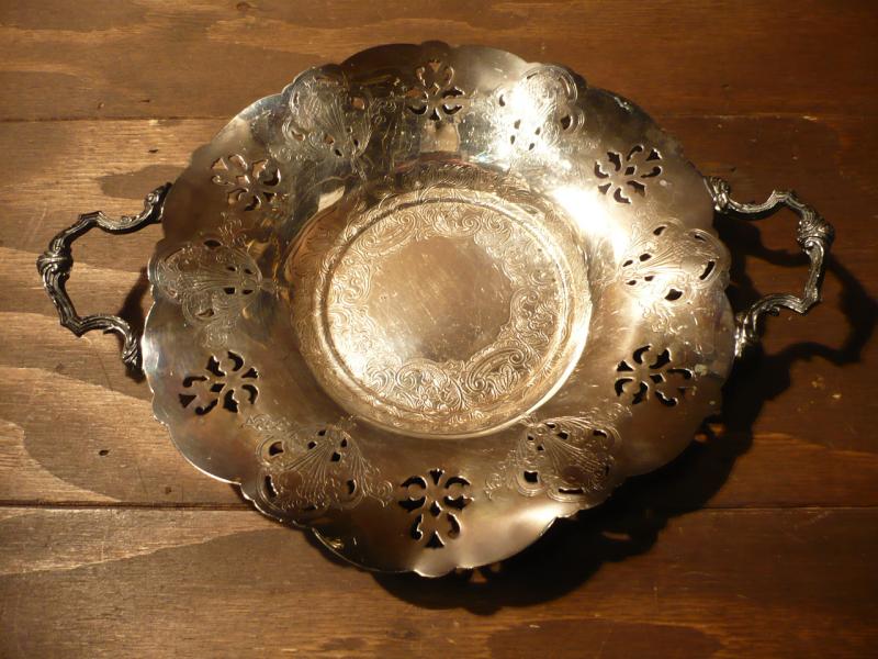 silver tray