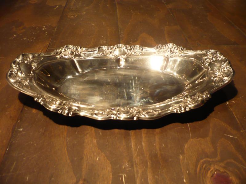 silver tray