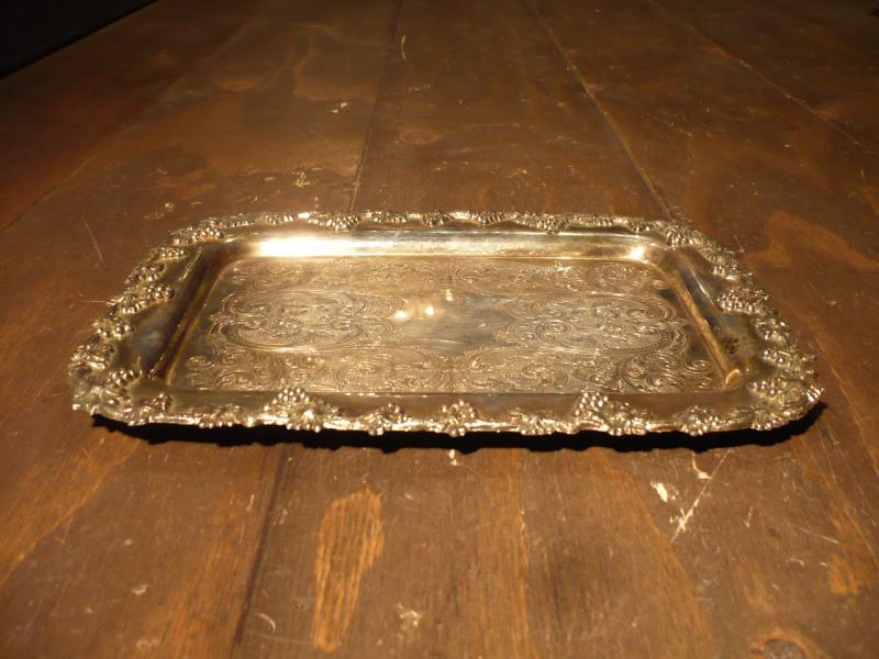 silver grape tray